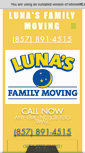 Mobile Screenshot of lunasfamilymoving.com